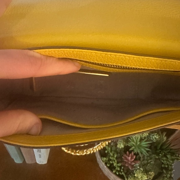 Tory Burch Vibrant Yellow Crossbody Bag and Wallet - Picture 5 of 7